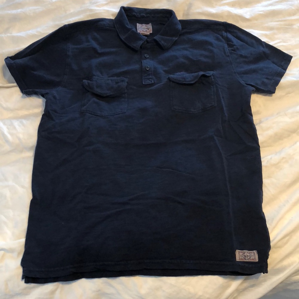 Navy Lucky Brand polo